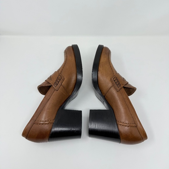 New Frye Jean Loafers Caramel Women's Sz 10 - Picture 10 of 12